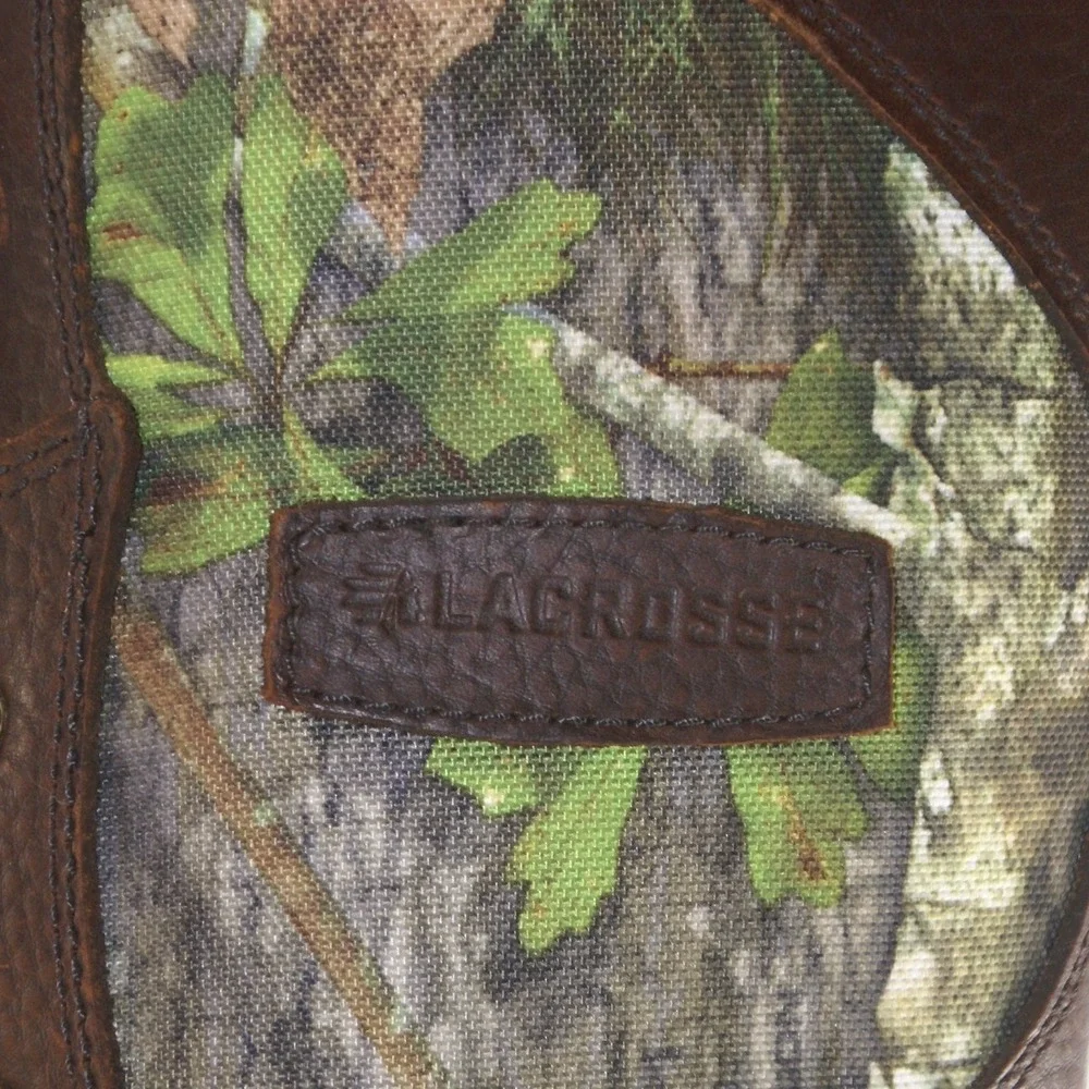 LaCrosse Venom 18 Mens Snake Boots Mossy Oak Camo Waterproof Hunting 425616 6.5